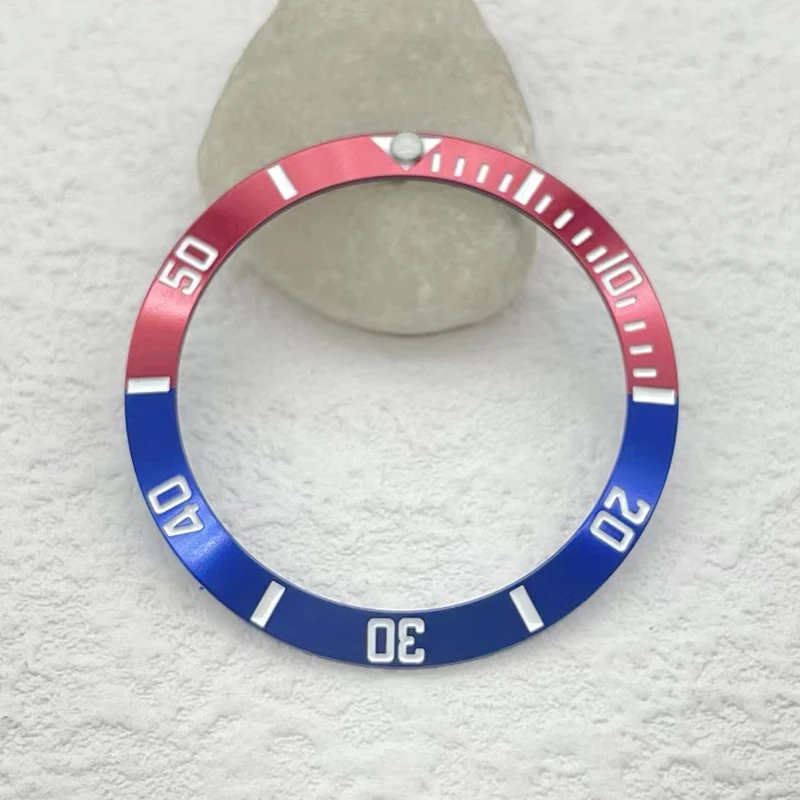 Aluminum Sloped Bezel Insert for Diver's Style Mechanical Watch Repair