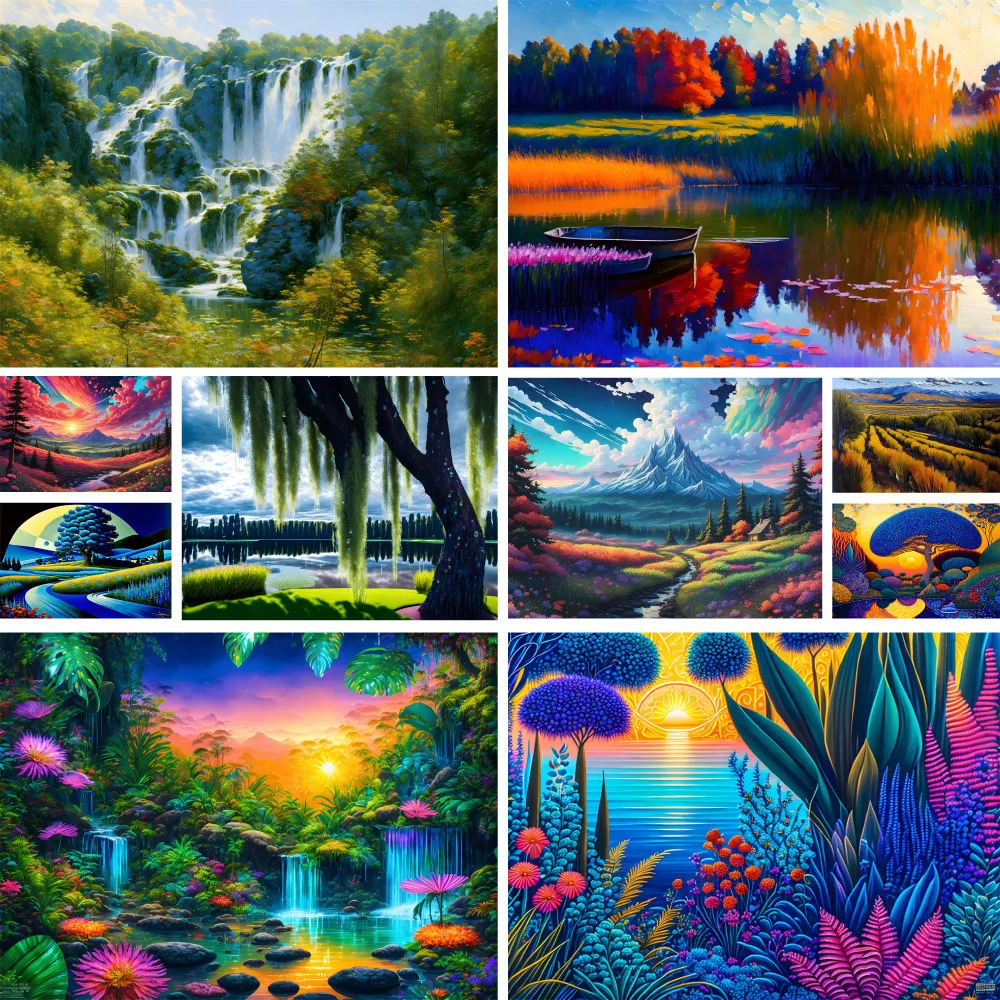 

Пейзаж, природа, рассвет, фотообои, Декор, мозаика, вышивка крестиком, ремесла, искусство, мать, дети, новинка 2023, оптовая продажа