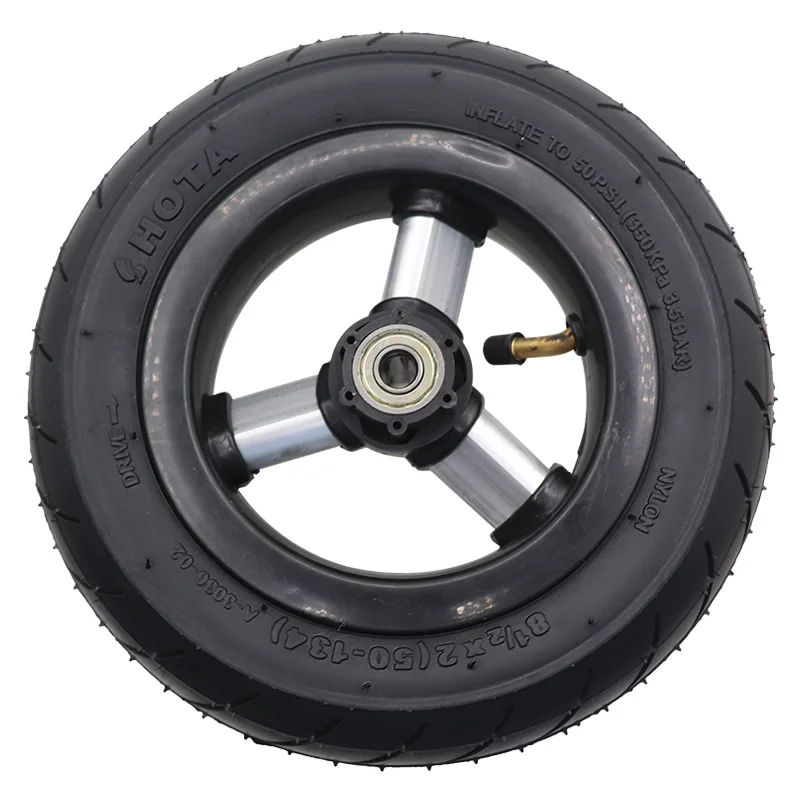 8 1/2x2 50-134 Pneumatic Tire With Wheel Hub For 8.5 Inch Wheels Stroller Kids Tricycle Electric Scooter