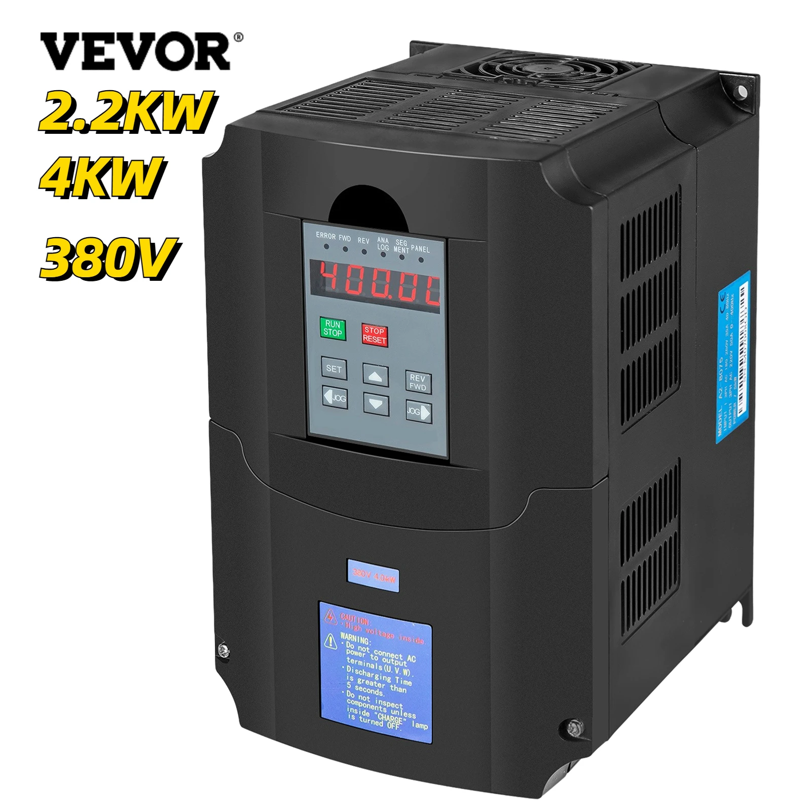 Vevor 2.2kw 4kw Variable Frequency Drive Inverter 380v Output Frequency