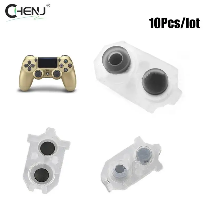 

10 шт./комплект, резиновые кнопки L2 R2 L1 R1, совместимые с контроллером PS4 JDS 001 010 050