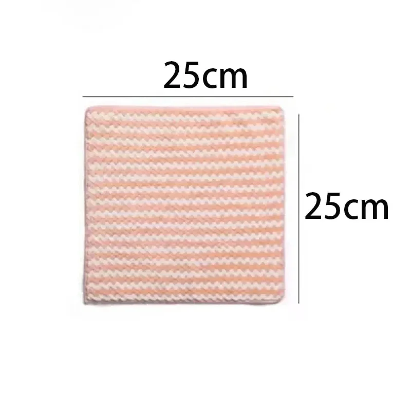Coral Fleece Dish Cloth 15pcs