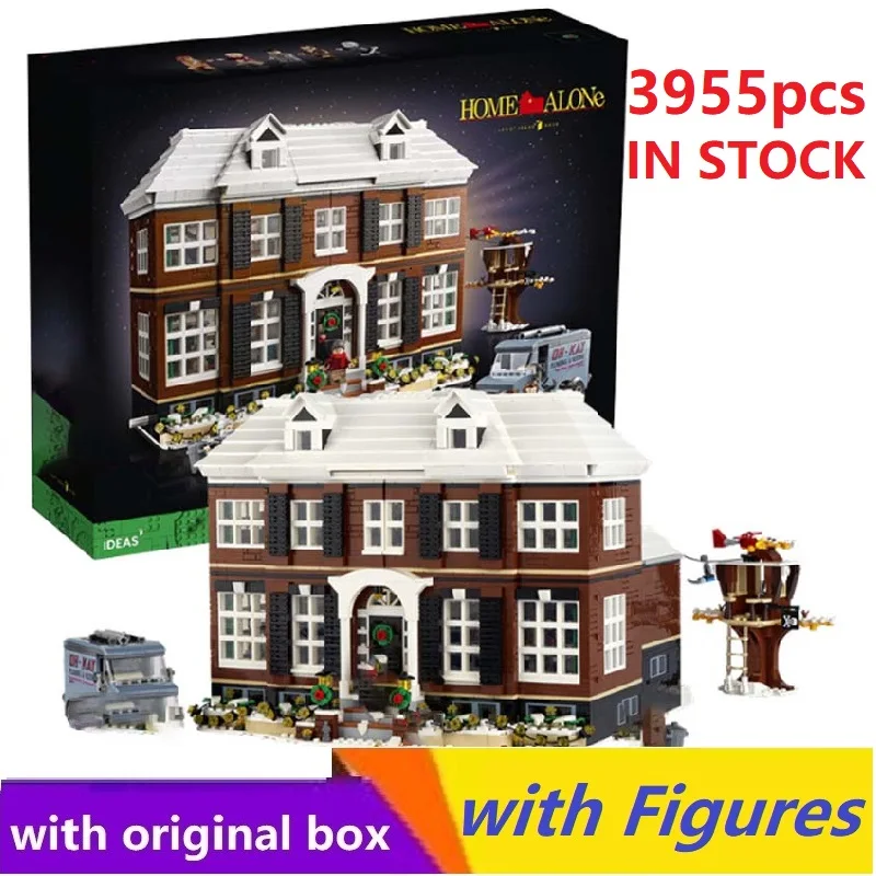 

With Original box 3955 Pcs Home Alone Model Building Blocks Brick Education Birthday Christmas Gifts Toys Compatible 21330