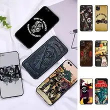 

Sons Of Anarchy USA TV Painted Phone Case for iPhone 11 12 13 Mini Pro Max 8 7 6 6S Plus X 5 SE 2020 XR XS Funda Case