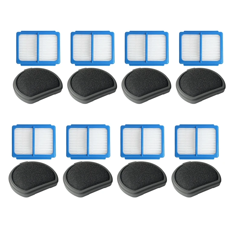 

8Sets Front Filter Rear Filter Cotton Replacement Parts For Vacuum Cleaner For AEG QX9-1-50IB ASKQX9 Spare Parts