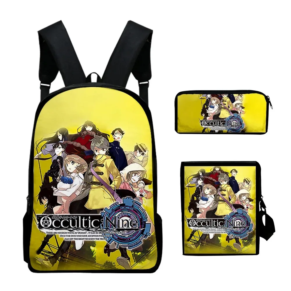 3D Printed School Backpacks for Student, Harajuku, Student Backpack, Laptop Backpack, Tilt Shoulder Bag, Pencil Case, Popular,