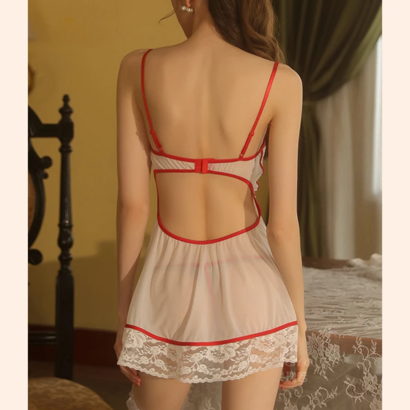 Women Lingerie Cosplay Nurse Costumes Stockings