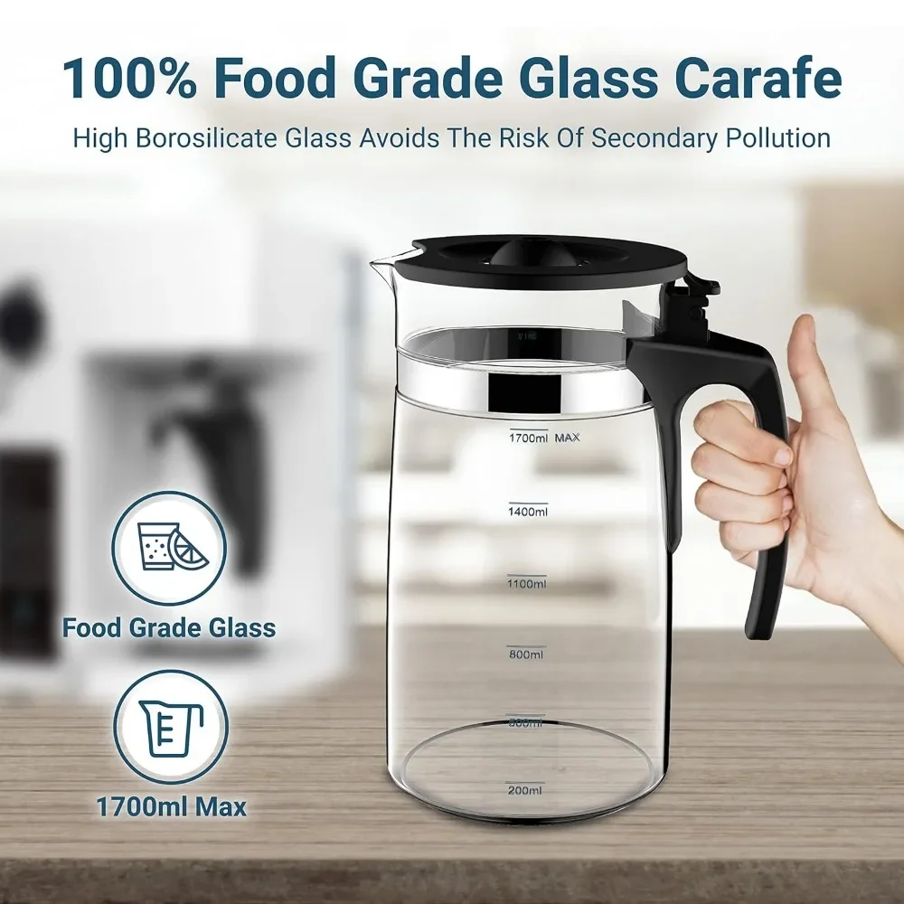 RO100ROPOT Reverse Osmosis System Countertop Water Filter, 4 Stage Purification, Counter RO Filtration, 2:1 Pure to Drain,
