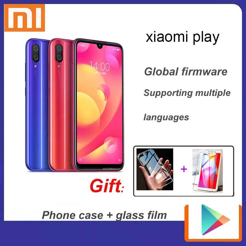 Смартфон Xiaomi mi play Mediatek MT6765 Helio P35 1080x2280 пикселей | Мобильные телефоны и аксессуары