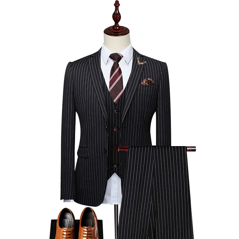 

Custom Made Groom Wedding Dress Blazer Suits Pants Business High-end Classic Dress Trousers ZHA04-39999