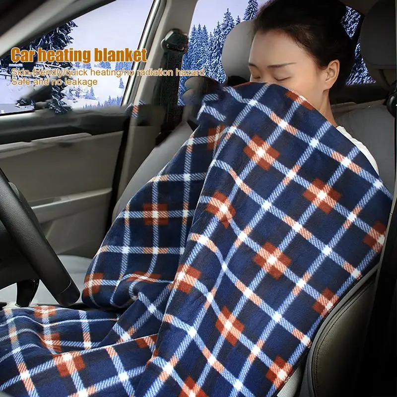 

Переносное автомобильное одеяло с подогревом, 12-вольтовое дорожное одеяло с подогревом для кемпинга и путешествий, уличное одеяло с подогревом 145x100 см