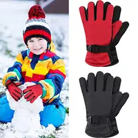 New Children Adult Winter Snow Warm Gloves Boy Girls Ski Snowboard Windproof Waterproof Thicken Keep Warm Winter Must 1