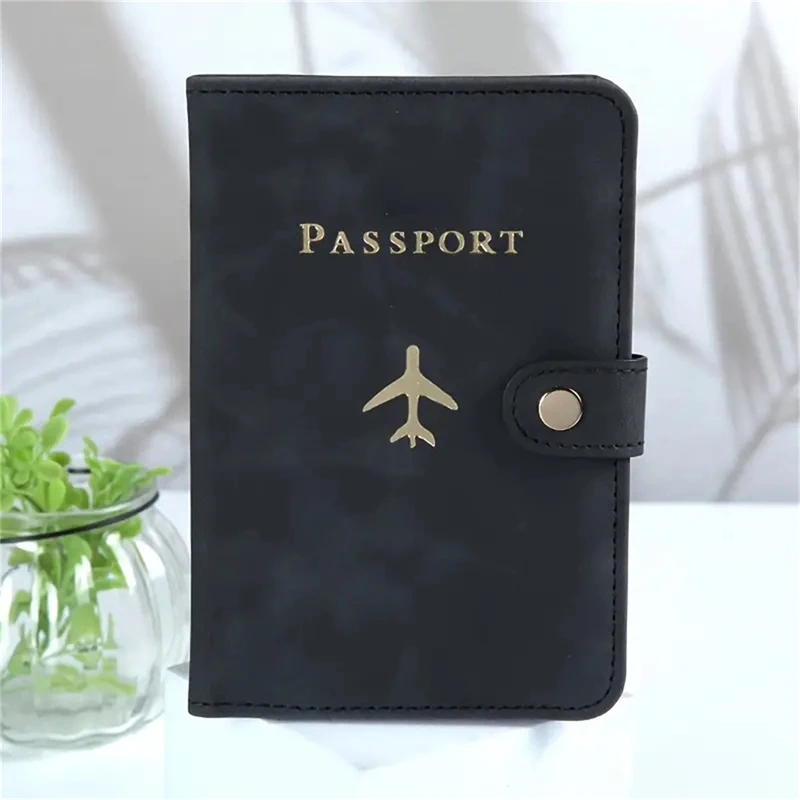 Passport Cover Women Men Passport Credit Card Holder Case PU Leather Business Card Wallet Travel Purse