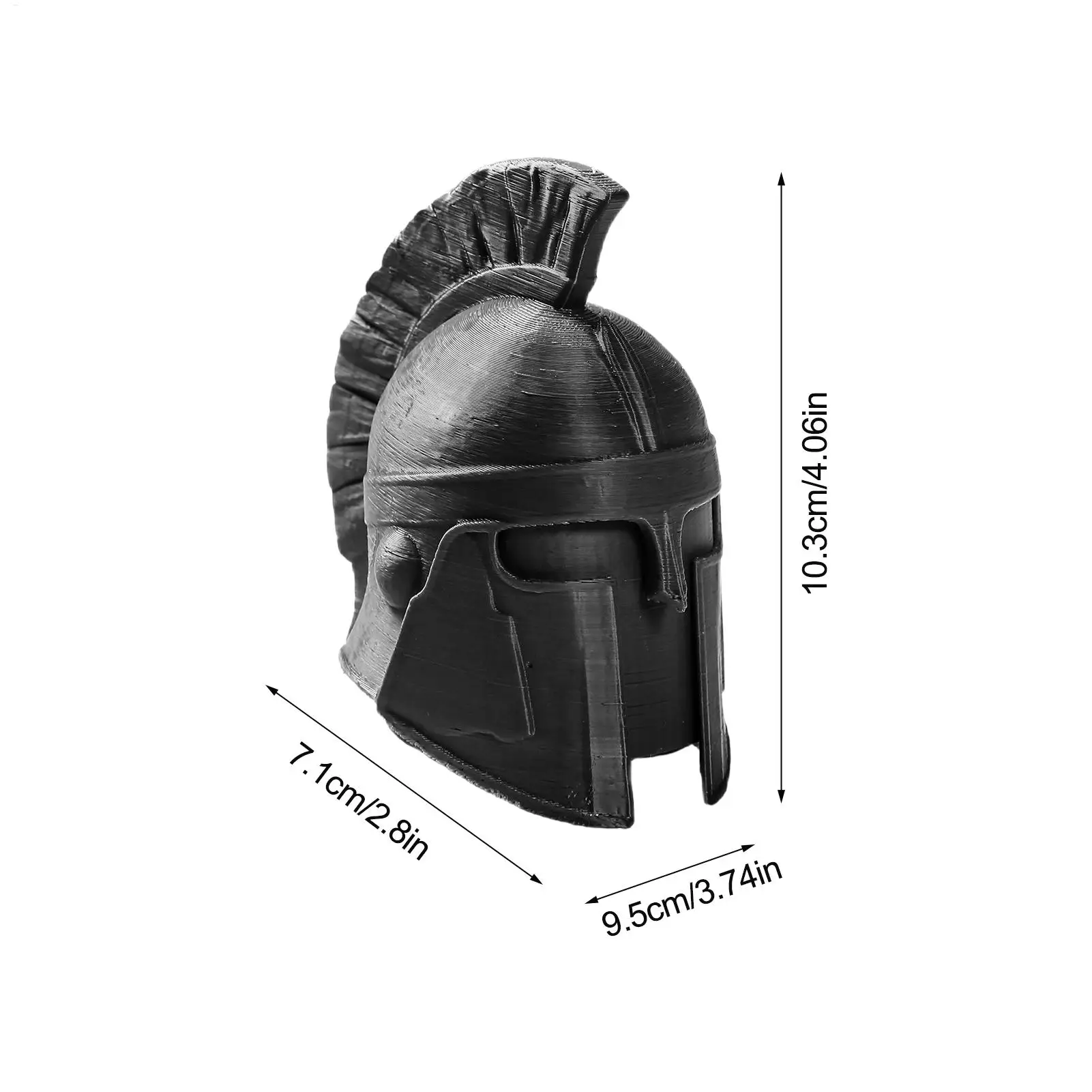 Truck Hitch Covers 3D Printing Funny Cartoon Gladiator Shaped Exterior Tow Receiver Tube Plug Cap For Auto ATV Boat RV 6