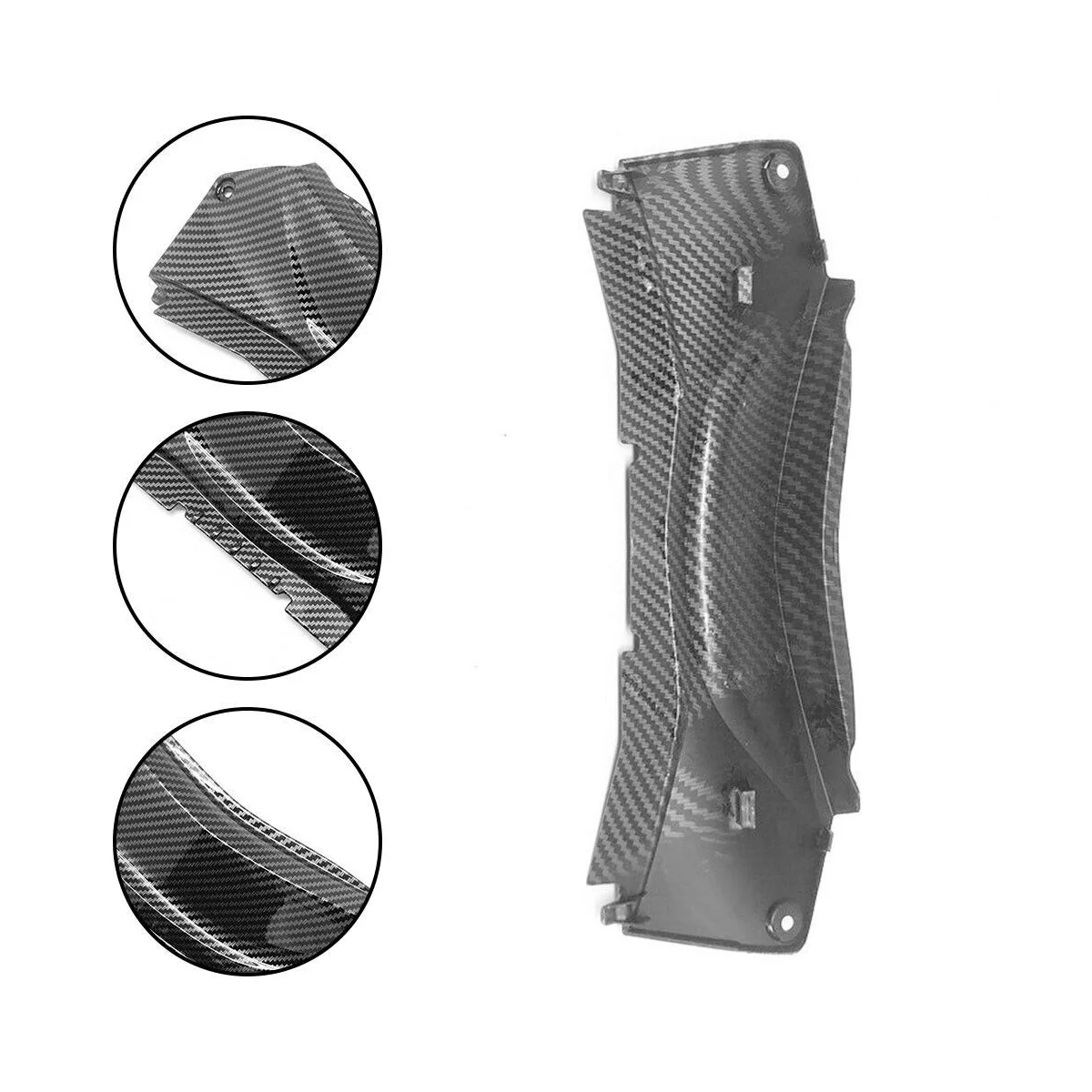 

Carbon Fiber Look Motorcycle Rear Tail Upper Middle Fairing Set for YAMAHA YZF R3 R25 2014-2020