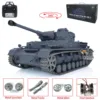 HENG LONG Toys 1/16 TK7.0 German Panzer IV F2 RTR RC Tank 3859 Metal Tracks Steel Motor BB Airsoft Smoke Boy TH17398-SMT4 1