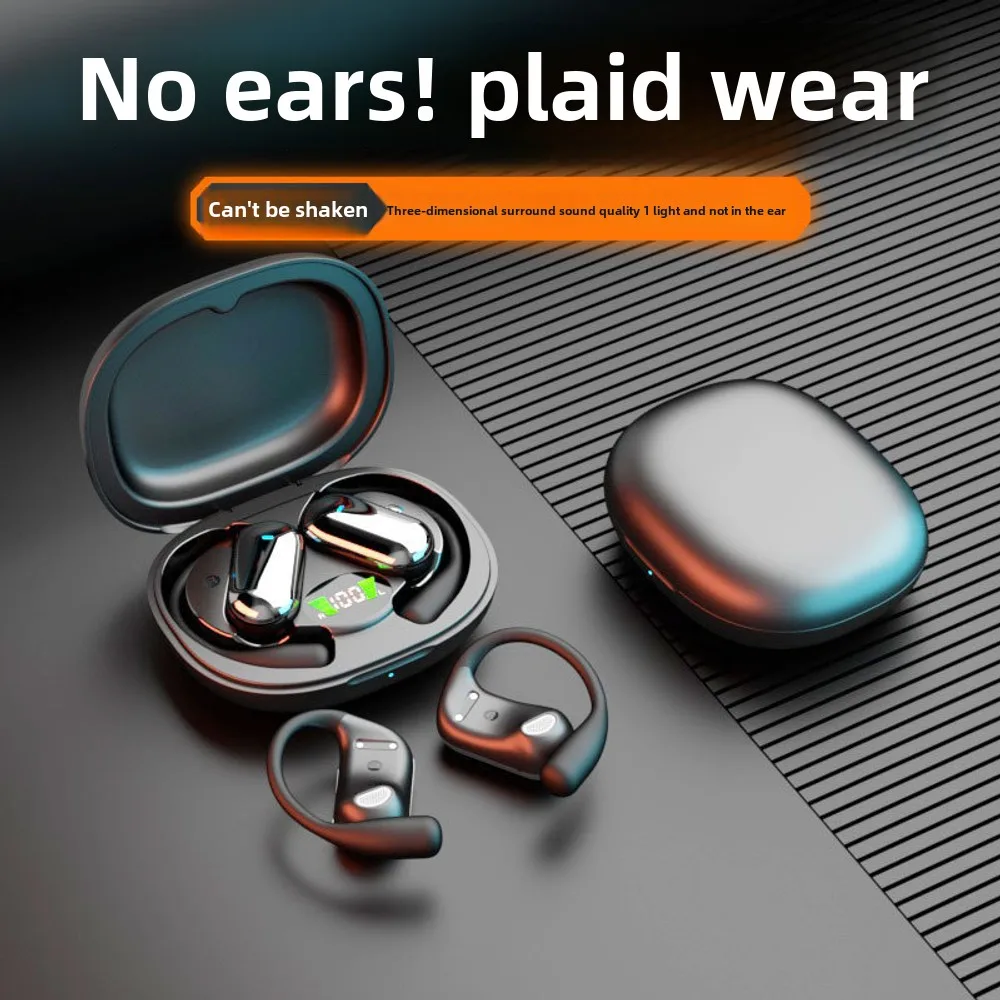 OWS private model's new wireless open, in-ear noise cancellation, sports over-ear Bluetooth headset with ultra-long battery life 4