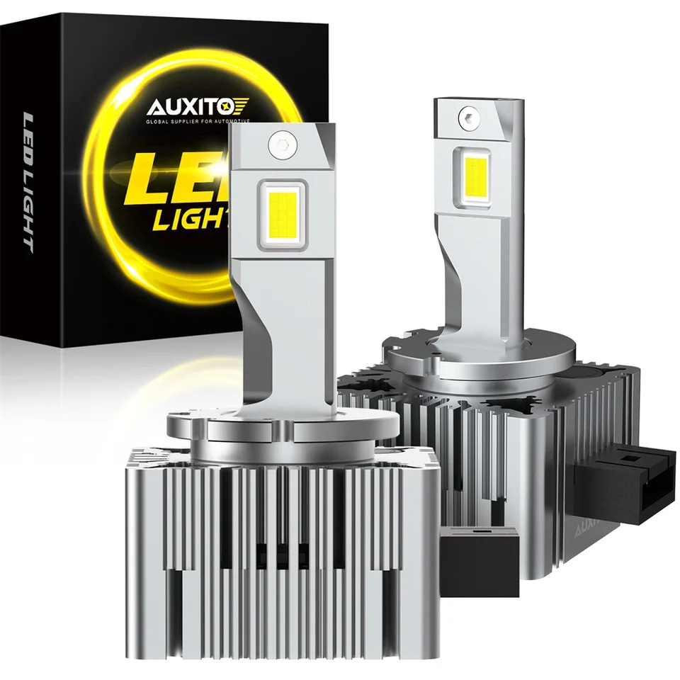 Kit LED D1S, Conversión de Xenon HID a Bombillas LED Plug & Play, Luz  Blanca Potente 360°