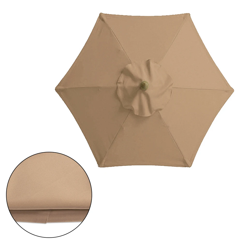 Parasol Umbrella Surface 6 Bones 2m Replaceable Cloth UV Protection Detachable Without Stand For Outdoor Beach Garden beach umbrella