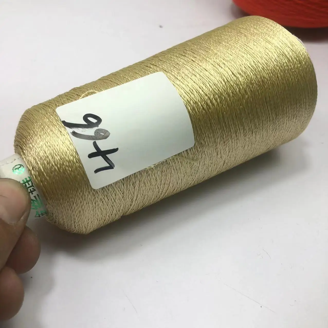 Description Picture 2 of item250g 2000Meter Mulberry Silk Yarn For Hand Knitting Mercerized Yarn To Embroidery Machine Knitting Line 8# Lace Yarn To Crochet