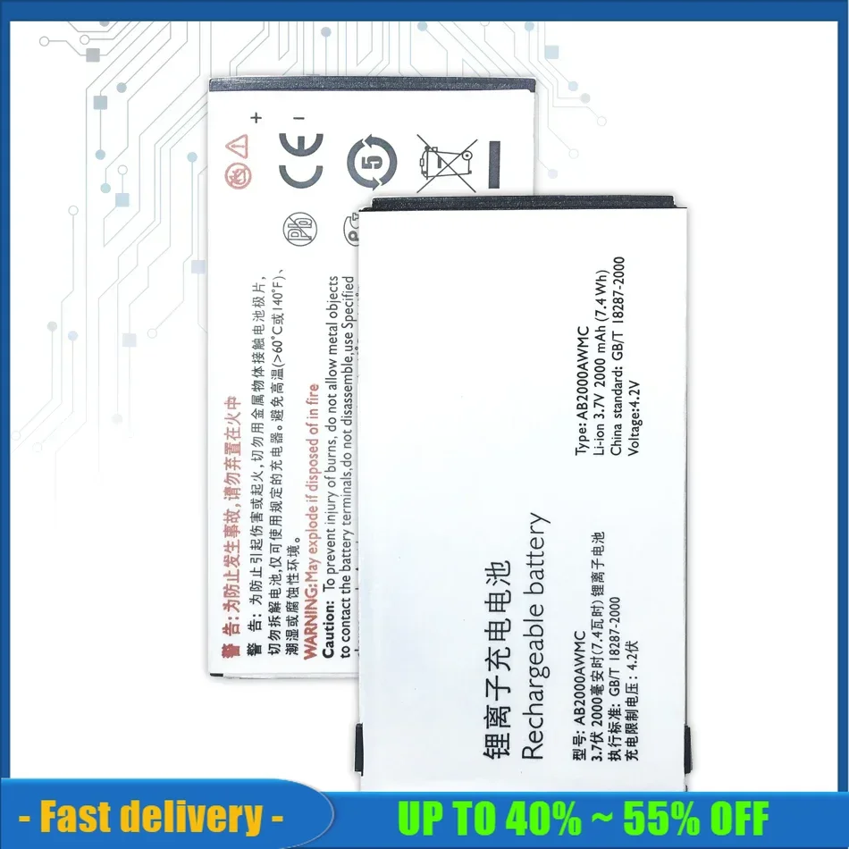 Мобильный телефон батареи для PHILIPS X3560 X2300 X333 AB2000AWMC Xenium X501 X513 X523 X130 X623 Smartphon, портативный аккумулятор