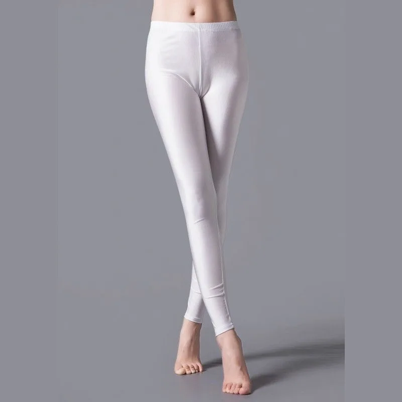 High Elastic Shiny Skinny Leggings – Plus Size Sexy & Skin-Friendly Yoga Pants