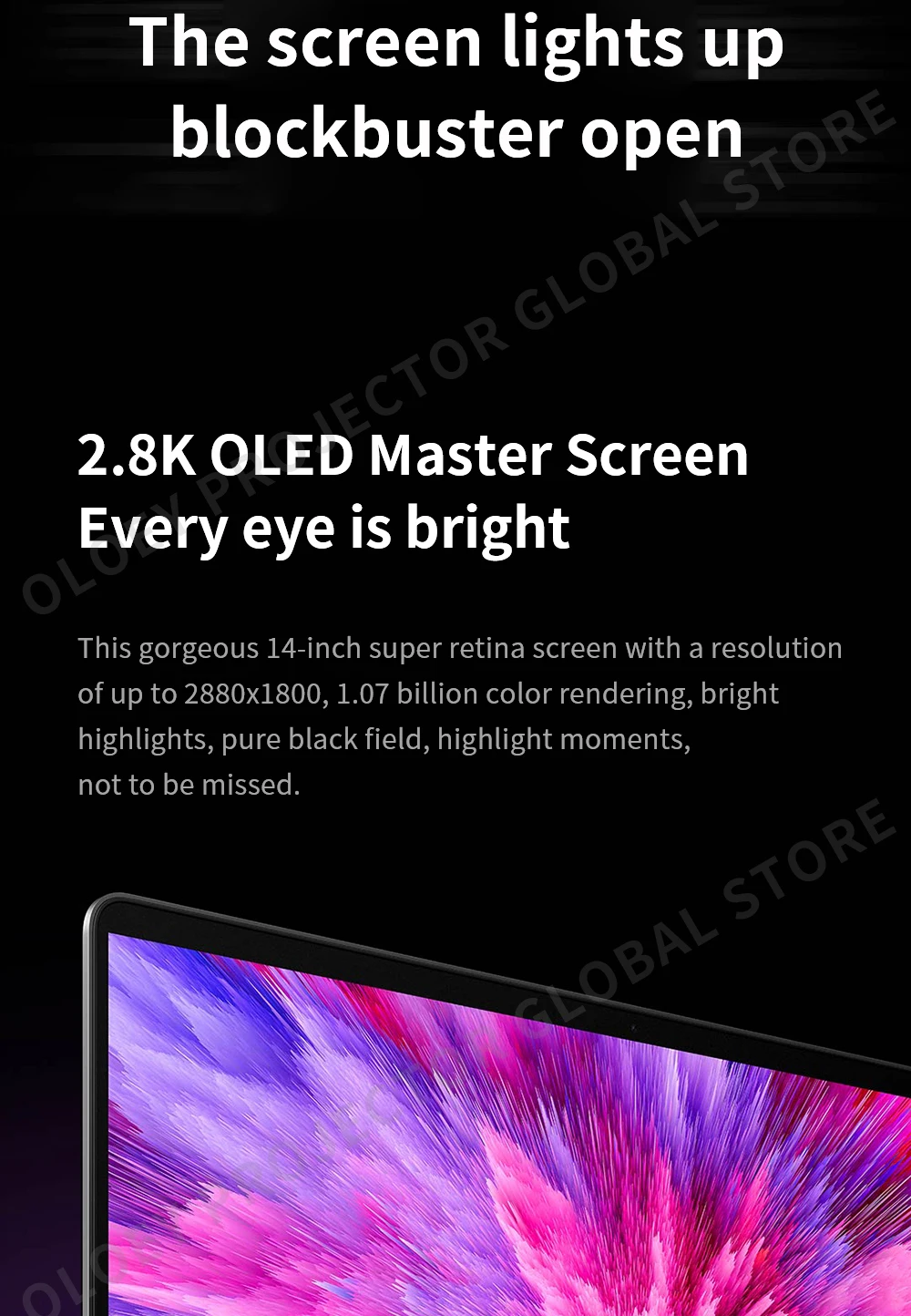 Xiaomi Mi Book Pro14: Ryzen AMD R7-6800H/R5-6600H, 2.8K OLED, 16GB RAM, 512GB/1TB SSD, 14-Inch Office Notebook Description Image.This Product Can Be Found With The Tag Names Computer Office, Laptop, Laptops