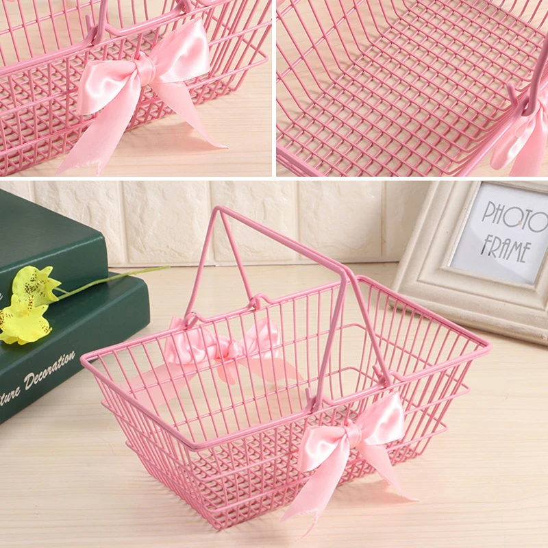 6 Mini Cestas De Almacenamiento Para Casa De Muñecas - Accesorios En Miniatura, Color Caqui