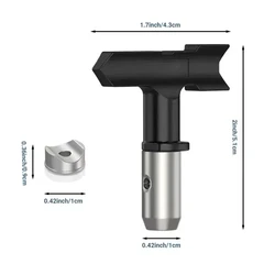 Enhanced Airless Spray Nozzle - Reversible Black Tip (109 1pcs)