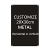 Metal 20x30cm