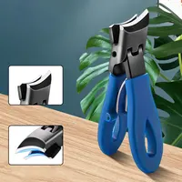 Wide Jaw Opening Anti-Splash Slanted Nail Clipper, Acssart Curved Nail Clipper 2