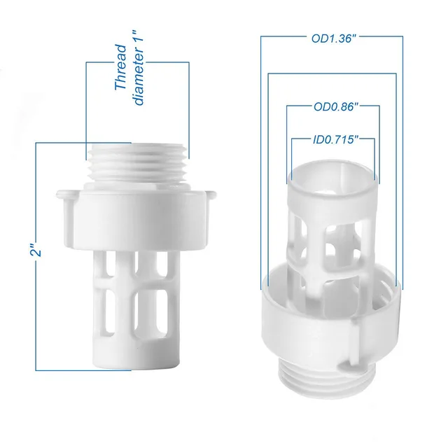 2Db Csatlakozó Adapter Az Intex Kerek Medence Tömlő Lefolyó Száma: 10184 Úszómedence Csere Készlet - Image 5