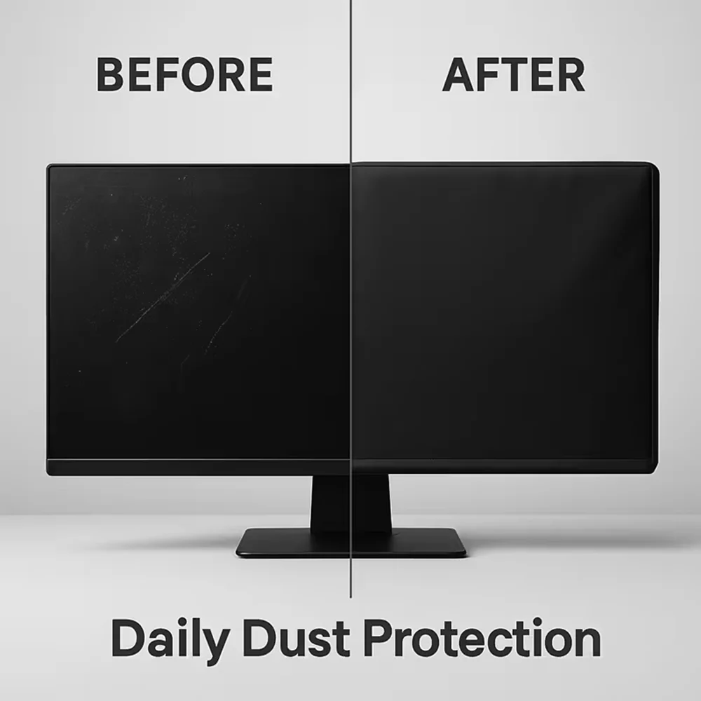 Premium Dust-Resistant and UV-Protective Computer Monitor Cover