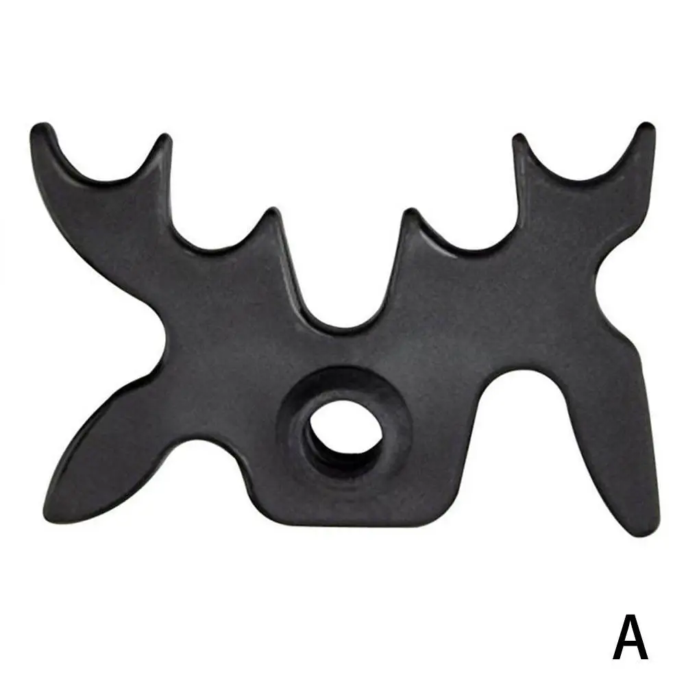 Description Picture 3 of item1/2/4pcs New Snooker Pool Black Snooker Billiards Cue Rack Bridge Head Billiards Cross Antlers Rod Holder Accessories