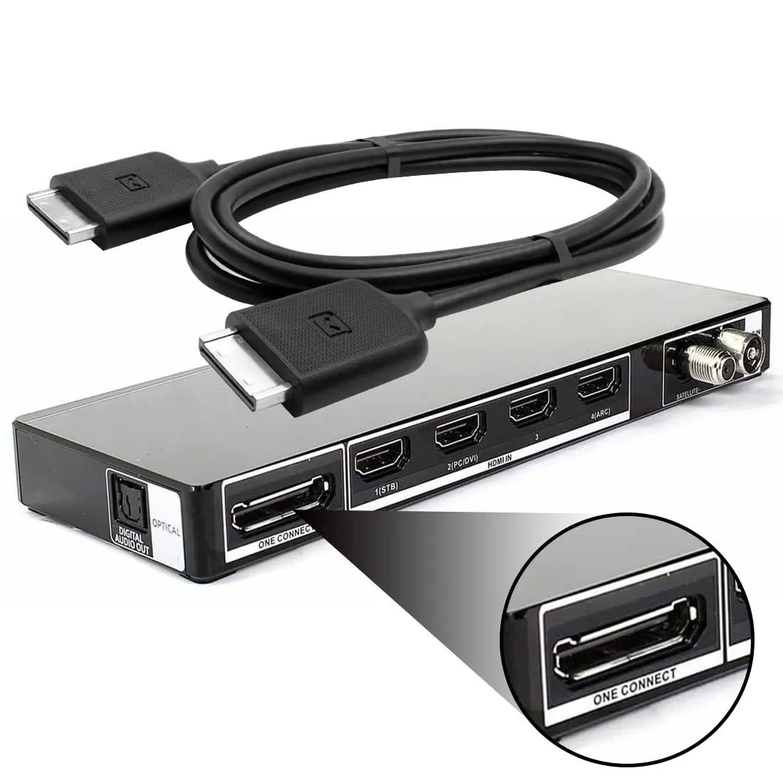 Conecta o Mini Cabo Bn3902209b 02209a Bn9644628b 44183a Bn9118726a 17814w Ua65mu7700j Ua75mu7700j Ua55mu7700j um - Imagem 4