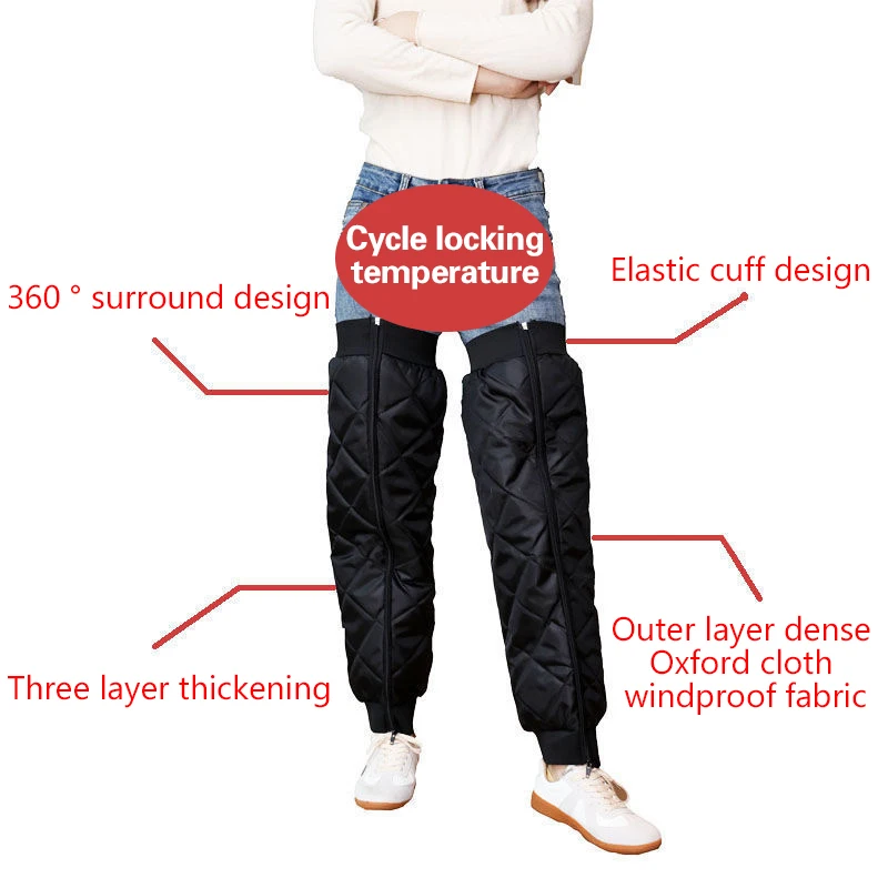 Thermal Windproof Motorcycle Knee Warmer Pads