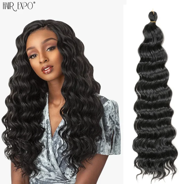 24 Synthetic Hair Ocean Wave Crochet Hair: Unleash Your Inner Mermaid