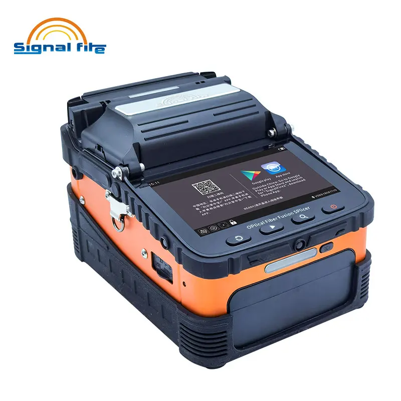 Automatic Splicing Machine Signal Fire AI-6C 6C+ Core Alignment Fusion Splicer FTTH Network Welder Tool Kits