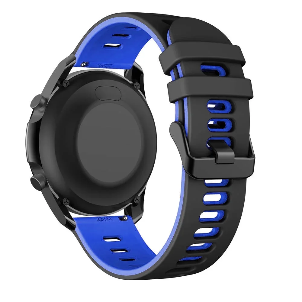 Versatile Soft Silicone Watch Band – 20/22mm Strap Bracelet in Assorted Colors