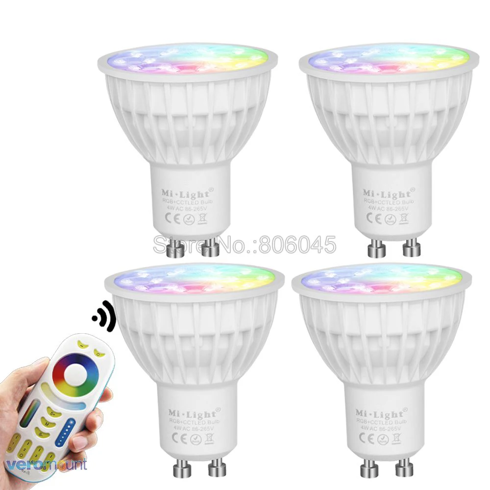 Overfladisk Scan Bestemt Gu10 Wireless Remote Control Bulb | Miboxer Rf Gu10 Rgb Cct | Led Gu10  Remote Control - Led Bulbs & Tubes - Aliexpress