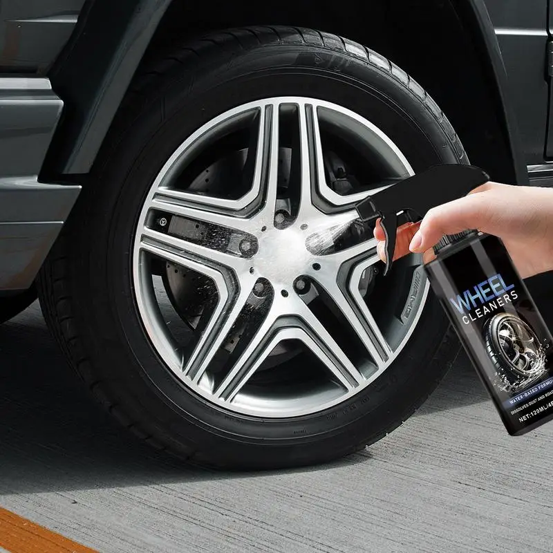 Car Wash Wheel Cleaning 120ml Portable Tire Cleaner Wheel Care Convenient Car Cleaner Spray For Cars Trucks SUVs