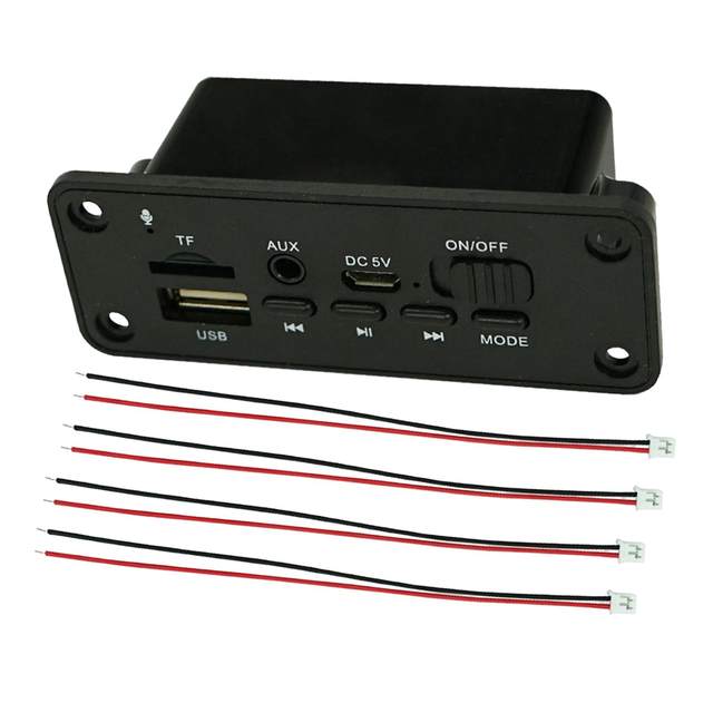 Portable Bluetooth 5.0 MP3 Player Decoding Board Control Player for Laptop