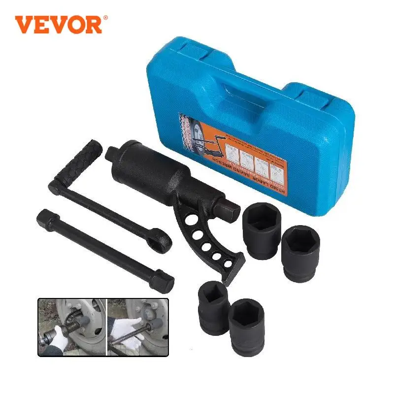 

VEVOR Torque Multiplier Wrench Lug Nut Set Lugnut Remover 1:58 1:64 Labor-Saving Truck Tyre Hand Wrench Sockets Tire Repair Tool