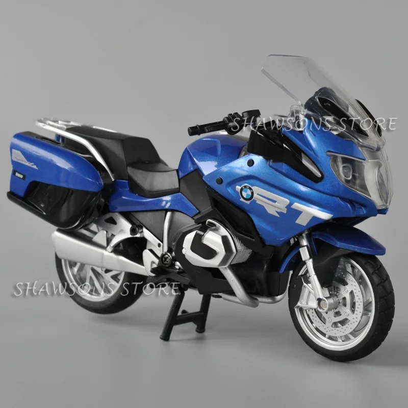 

1:12 Diecast Motorcycle Model Toys BMW R1250 RT Street Bike Miniature Replica Sound & Light