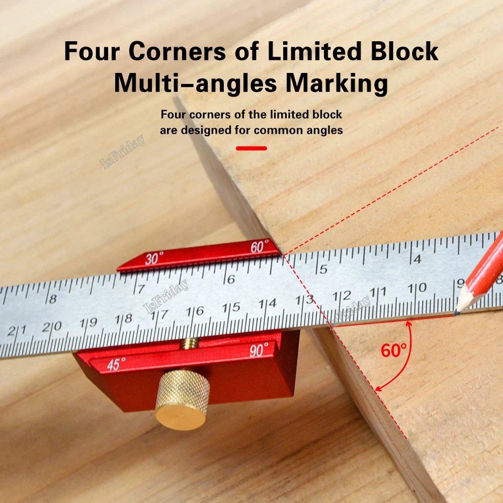 

Sign Tools Woodworking Metal Ruler Scribing Tool Subito for Measurement Carpentry Wood Carpenter Professional Angle Carpenter's