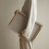 Luxury Hixton Leather Storage Slub Handle Tray Cosmetic Aromatherapy Shelf Tray Living Room Desktop House Decorative Pieces 2