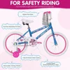 Adjustable Seat & Handlebar Kids Bike, Suitable for Ages 4-12, 18/20 Inch