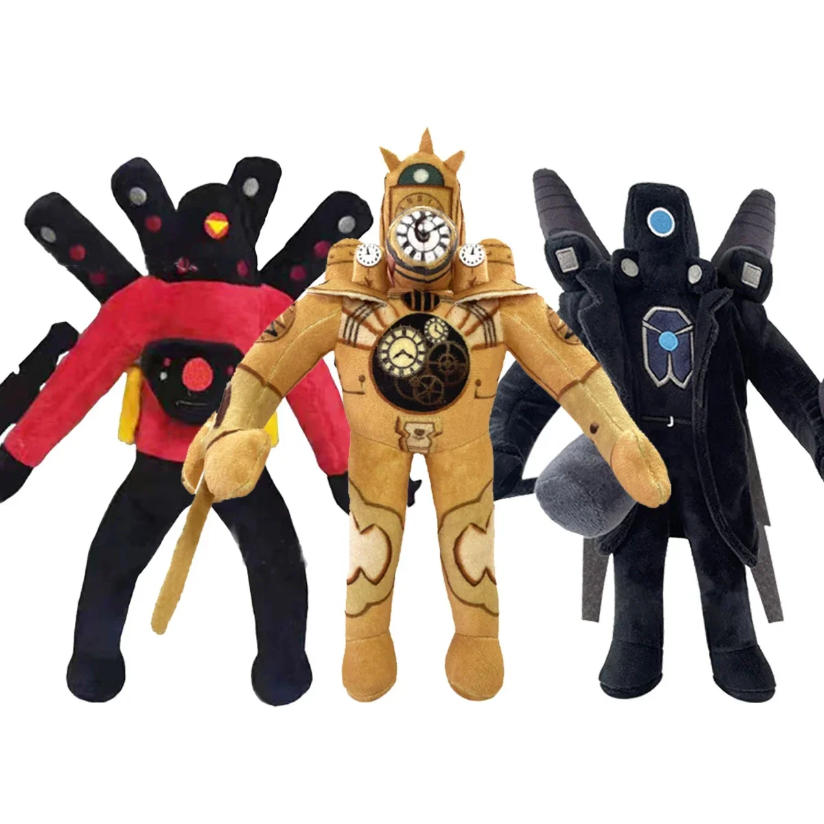 Plush Toys Skibidi Toilet Clockman Titan TV Man Speakerman Horror Game Cartoon Stuffed Doll Kids Birthday Christmas Gifts plush toy,plush doll