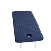 Solid Thicken Massage Table Fitted Bed Sheet, Skin-Friendly, Massage SPA Bed Cover, Anti-slip Bedspread with Hole 6