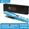 KIPOZI Adjustable Hair Straightener 1.75 Inch Wide Titanium Flat Iron Professional Styler LCD Display 30S Fast Heat Dual Voltage 1